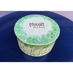 Vintage Coty Muguet Des Bois au parfum dusting powder 5.5 oz NOS unopened 1960's